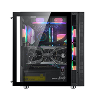 Boîtier de PC de jeu SAMA le plus populaire, boîtier ATX, boîtier RGB, cabinet pour PC, verre trempé, bande ARGB