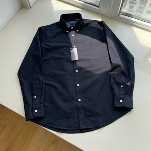 Chemise à manches longues vintage Ralph Lauren en cuir brodé de luxe 100 % coton pour homme, collection 2026 - Product Image 2