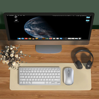 Sıcak satış 78 tuşları ofis bilgisayar şarj edilebilir Ultra ince kablosuz Bluetooth klavye ve fare Combo PC dizüstü Tablet için