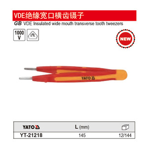 แหนบปลายเข็มแบบไม่มีฟันยี่ห้อ Yato Vde ขนาด 135 มม. สำหรับการผลิตอุปกรณ์อิเล็กทรอนิกส์ - Product Image 4