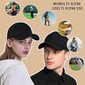 หมวกเบสบอลผ้าคอร์ดูรอยสีดำแบบ OEM สั่งทำพิเศษ 6 แผง สองสี ทรง Dad Hat พร้อมโลโก้ปักและปีกโค้งเรียบสไตล์สปอร์ต - Product Image 6