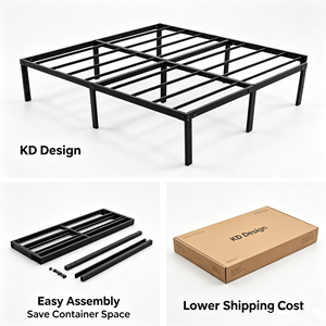 Base Letto Imbottita Moderna con Struttura in <span class=keywords><strong>Ferro</strong></span>, Piattaforma a Doghe in Metallo, <span class=keywords><strong>Testiera</strong></span> in Tessuto per Hotel e Scuole, Misure e Colori Personalizzabili - Product Image 2