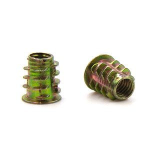<span class=keywords><strong>Ecrou</strong></span> de meuble en alliage de zinc multicolore Dents intérieures et extérieures avec capuchon à vis à tête fraisée et écrous encastrés Douille hexagonale - Product Image 1