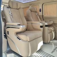 Asiento Interior automático, silla de pasajero ajustable mejorada, asiento de autobús Vip de lujo para coche eléctrico para Toyota Coaster Microbus Sprinter DOS