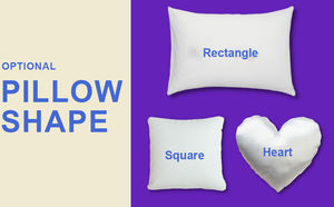 Großhandel personal isierte Kissen bezug benutzer definierte Liebe kleine Herzform Ring Paar Foto herzförmige Kissen - Product Image 4