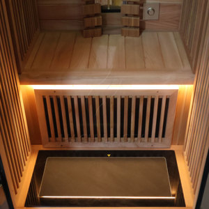 Hachillspa Modern Cedro Única Pessoa Infravermelho Sauna Cabine Madeira Maciça Far Red Light Therapy Room Opção Personalizada - Product Image 3