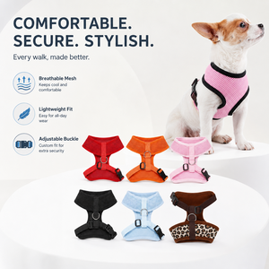 <span class=keywords><strong>Pettorina</strong></span> per Cani in Rete Traspirante Comoda e Regolabile per Passeggiate Quotidiane e Uso <span class=keywords><strong>Casual</strong></span> all'Aperto - Product Image 5