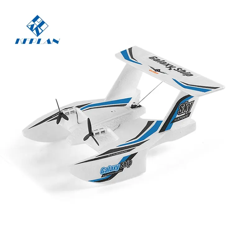 Top Popular KF603 3 Channels 2.4GHz Galaxy Ship Water and Land Mode Radio Control RC Fixed Wing EPP Foam Glider Airlane