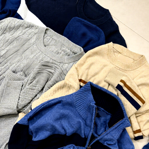 เสื้อสเวตเตอร์ผลิตในบังกลาเทศ แบบลำลอง ทรงหลวม สำหรับฤดูหนาว สินค้าคงคลังส่วนเกิน ของเหลือจากการผลิตเสื้อผ้าสำเร็จรูป (RMG)  จำหน่ายส่งจำนวนมาก - Product Image 1
