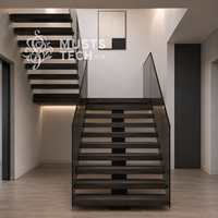 Escalier mono-poutre contemporain pour villa, conception et développement par fabricant exportateur de qualité supérieure