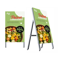 Écran LED mobile d'intérieur P1.53/P1.86 empilable vertical avec cadre KT et animation pour magasins de détail et éducation, garantie 3 ans