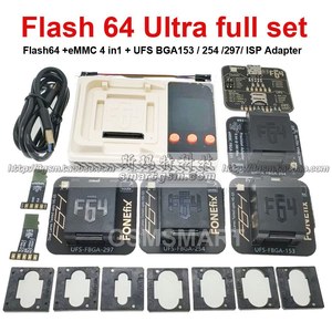 Boîte de programmation F64 Flash64, câble FPC, adaptateur ISP V2 pour réparation de téléphone eMMC UFS K260 - Product Image 2