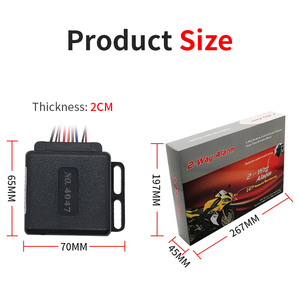 Xe Máy Hai Cách Hệ Thống Báo Động Xe Máy Phổ Điện Áp Rộng Chống Thấm Nước Chống Trộm Xe Máy Báo Động - Product Image 6