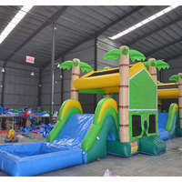 Château Gonflable Commercial Géant en PVC Personnalisable UNIV pour Jeux Aquatiques Extérieurs (Ancien Modèle) – 7 à 15 Personnes, Garantie 2 Ans