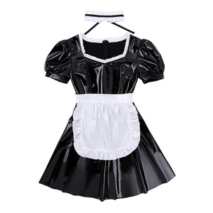 Women Waitress Party Stage Performance Sexy Lolita <strong>French</strong> Maid Dress <strong>Costume</strong> CARR-045 - Product Image 2