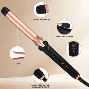 PRITECH Custom 1 Inch Krultang Crimper Elektrische Krulstaaf Haarstyling Tool Krullen Haarstyler Professionele Krultang - Product Image 2