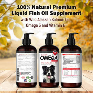 น้ำมันปลาโอเมก้า3ธรรมชาติบริสุทธิ์,น้ำมันปลาอลาสก้าป่าสำหรับสุนัขและแมวช่วยเพิ่มภูมิคุ้มกันและหัวใจและโรคภูมิแพ้บรรเทา - Product Image 2