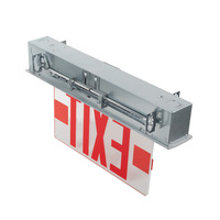 Panneau de signalisation LED encastré/en saillie à éclairage périphérique homologué NYC, lettres de 8 pouces, New York City, avec batterie de secours
