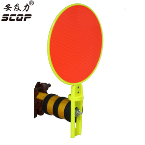 Discos Refletores de Segurança Laranja Duráveis para Sinalização de Tráfego Produtos de Segurança para Construção - Product Image 1