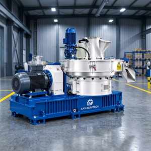 Presse à granulés de sciure de bois biomasse pour la fabrication de combustible propre, équipement de pelletisation industriel pour le traitement du bois - Product Image 1