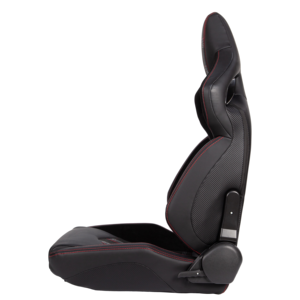 مقاعد سباق سيارات جيابير 9007، مقعد رياضي محاكي من جلد PVC أحمر مع ملحقات داخلية قابلة للتعديل لمقاعد السيارات المعدلة - Product Image 5