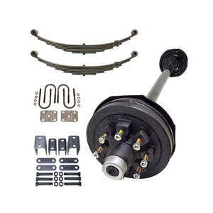 7000 Lb <strong>Trailer</strong> Axle Beam <strong>Leaf</strong> <strong>Spring</strong> Wheel Axle <strong>Trailer</strong> Axle <strong>Kit</strong> with Electromagnetic Brake - Product Image 4