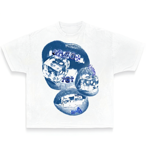 T-shirt Oversize Icy Mouth Grillz con Grafica, Stile Streetwear Y2K, Divertente Regalo di Natale - Product Image 2