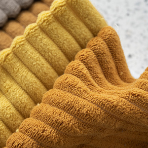 Thick Warp Knitted 2.5 Wale 100% Polyester Corduroy <b>Fabric</b> Breathable Soft Comfortable for Bay Window Cushion Pillow Plush Toy - Product Image 2