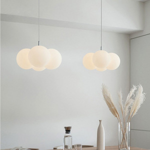 Atunus Nordic minimalista elegante palloncino bianco camera dei <span class=keywords><strong>bambini</strong></span> luce ragazza palla lampada a sospensione ristorante lampada camera da letto lampadario - Product Image 4
