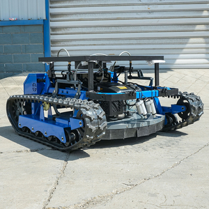 Precio de Fábrica Cortadora de Césped a Gasolina de 800 mm, 4 Tiempos, Control Remoto, Duradera, con Orugas, Automática - Product Image 4