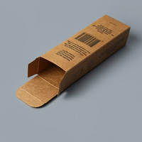 Boîte cadeau rectangulaire en papier kraft personnalisée en usine avec clips résistants à la pression, petit emballage exquis pour cadeaux et artisanat