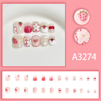 Vente en gros d'ongles de marque personnaliséeNouvelle mode Presse française sur les onglesStyles multiples Ongles en gel artificiels de haute qualité