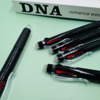 Nouveau design, stylo gel effaçable 4 couleurs avec corps en plastique, stylo à encre gel multicolore pour le bureau et l'école, stylo de dessin et de réflexion