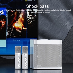 Altoparlanti da esterno all'ingrosso muslimboombooxes 10W 5.0 altoparlante karaoke portatile con microfono wireless - Product Image 6