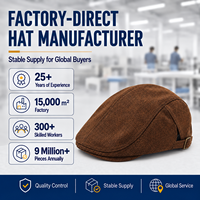 Casquette plate en faux daim marron café foncé, à effet moucheté riche, avec bord rigide court, pour hommes et femmes, style décontracté chic, vente en gros
