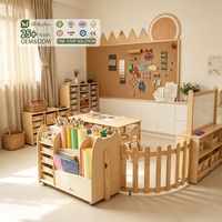 Ensemble de meubles de nurserie écologiques modernes Hikeylove, table et chaise d'étude en bois pour l'école, la maternelle et la chambre à coucher