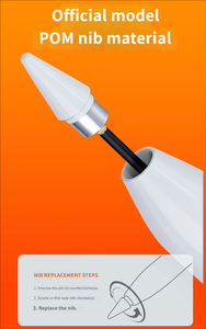 313 Multi-Device Stylus <b>Pen</b> All Platform Touch Pencil iOS Android Windows 4-LED Battery Fast Charge Magnetic Aluminum OEM - Product Image 3