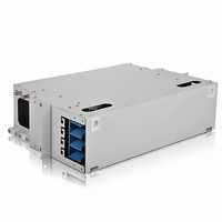 Armario de Distribución de Fibra Óptica (ODF) para Montaje en Rack, 48 Puertos ST, Diseño Modular con Cajones de Acero, Gabinete de Empalme de Alta Densidad, POE 5G