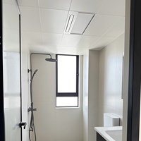 Panneau de plafond suspendu en aluminium au design moderne 300*600mm, résistant à l'humidité, léger, pour la décoration intérieure