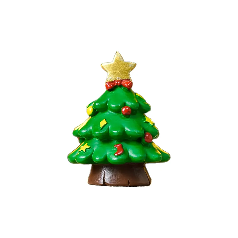 クリスマスツリーの家の装飾樹脂クラフト像クリスマスツリーの装飾品クリスマスの創造的なギフトの装飾品と家の装飾