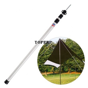 Poteau de support télescopique réglable en alliage d'aluminium pour tente de camping et auvent - Product Image 2