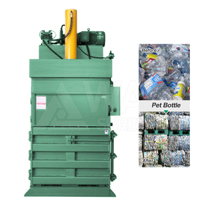 WELL Group-Empacadora hidráulica vertical de 30 toneladas para botellas de PET, máquina de prensa de cartón y papel de desecho textil con paja de biomasa - Product Image 1