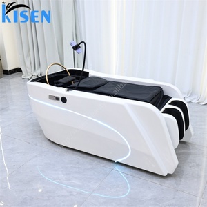 Table de massage et de soin capillaire Kisen pour personnes corpulentes, sans accoudoirs, idéale pour les hommes corpulents, pour salons de luxe - Product Image 4