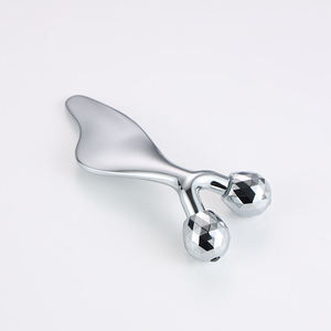 Masajeador Facial de Lujo de Aleación de Zinc con Bolas de Corte Diamantado, Herramienta Gua Sha Multiusos para Cuello, Brazos y <span class=keywords><strong>Piernas</strong></span> - Product Image 4