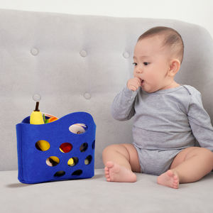 Set di giocattoli cibo da cucina gioco educativo precoce per fingere di giocare in età prescolare cesto di frutta in feltro giocattoli per bambini cucina - Product Image 5