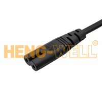Cordon d'alimentation IEC C14 vers C7 & C5, cordon d'alimentation en Y à double sortie pour serveur, PDU, UPS