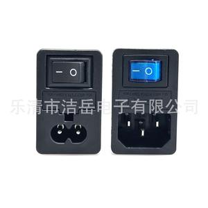 Enchufe de Corriente Alterna Jiepin de 1 Salida con Fusible Tipo 8 para Equipos de Audio y Video, Conexión a Tierra Estándar, Material ABS - Product Image 5