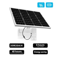 Panneau solaire monocristallin 30W 50W 60W 80W 100W 120W 160W 240W 320W 12V, module de charge PV avec batterie pour camping-car, bateau, caméra CCTV