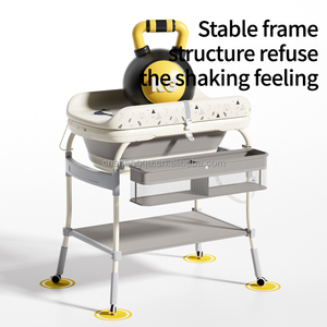 <span class=keywords><strong>Table</strong></span> à <span class=keywords><strong>langer</strong></span> nouveau-né de haute qualité, nouveau style, ensemble <span class=keywords><strong>baignoire</strong></span> spa bébé <span class=keywords><strong>pliable</strong></span>, siège en plastique maillé <span class=keywords><strong>pliable</strong></span>, alimentation manuelle par tétine - Product Image 4
