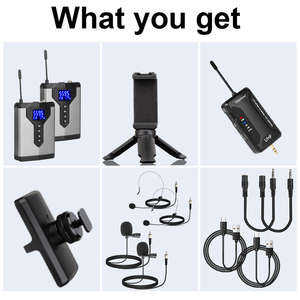 Casque de réception de signal sans fil longue portée OEM Q7, microphone sans fil UHF pour l'enseignement en direct - Product Image 5